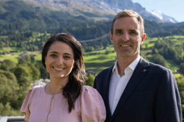 Jan und Justine Pyott in Grindelwald