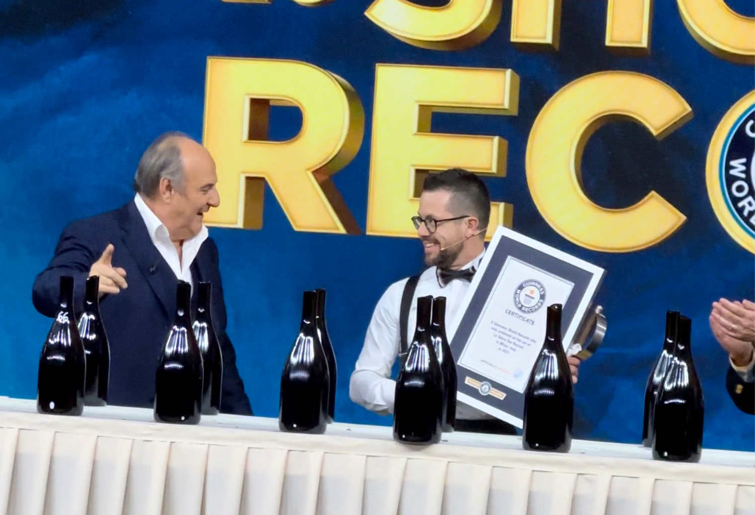 Mirko Rainer Weltrekord Sabrage